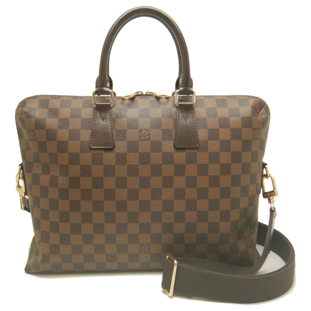 LOUIS VUITTON Damier Portedocument Jour PDJ N42242 Business Bag, Ebene, Women...